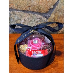 For Ever Roses Pink - Black Gift Box